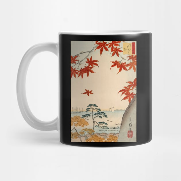 Japanese Maple Leaves Vintage Art by geekmethat